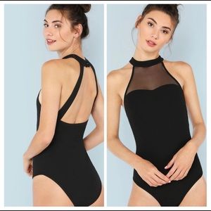Black Mesh Body Suits